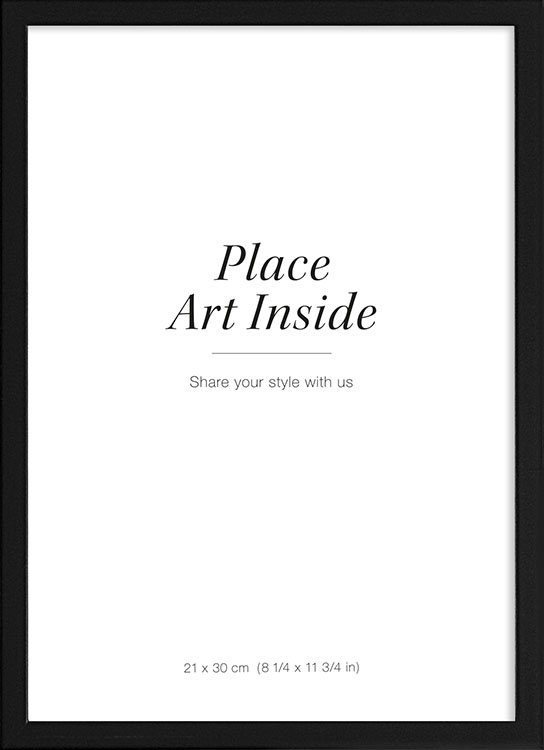 Black Wooden Frame
