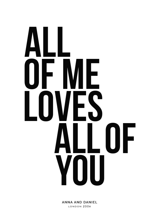 All of Me Personal Juliste