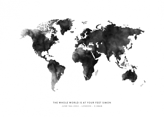 World Map Personal Juliste