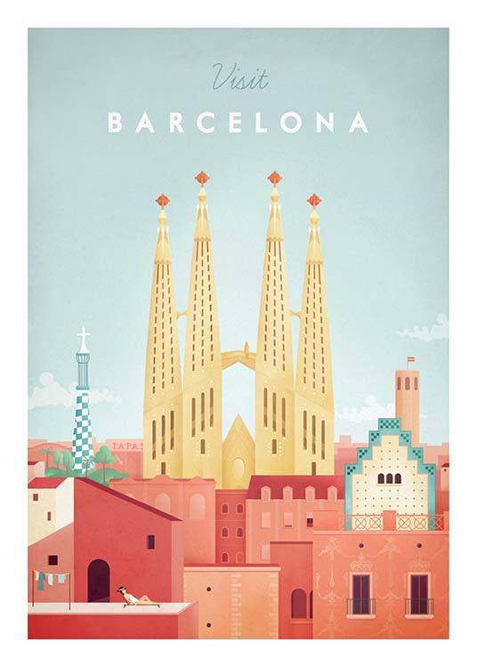 Barcelona Travel Juliste