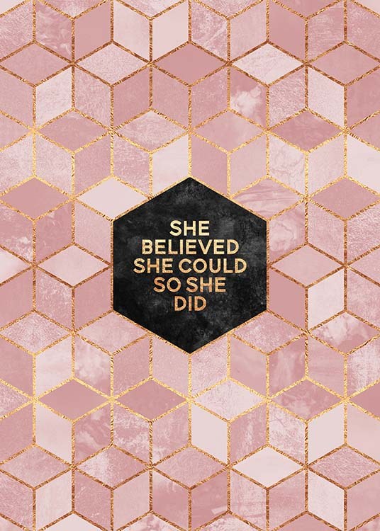 She Believed She Could 2 Juliste