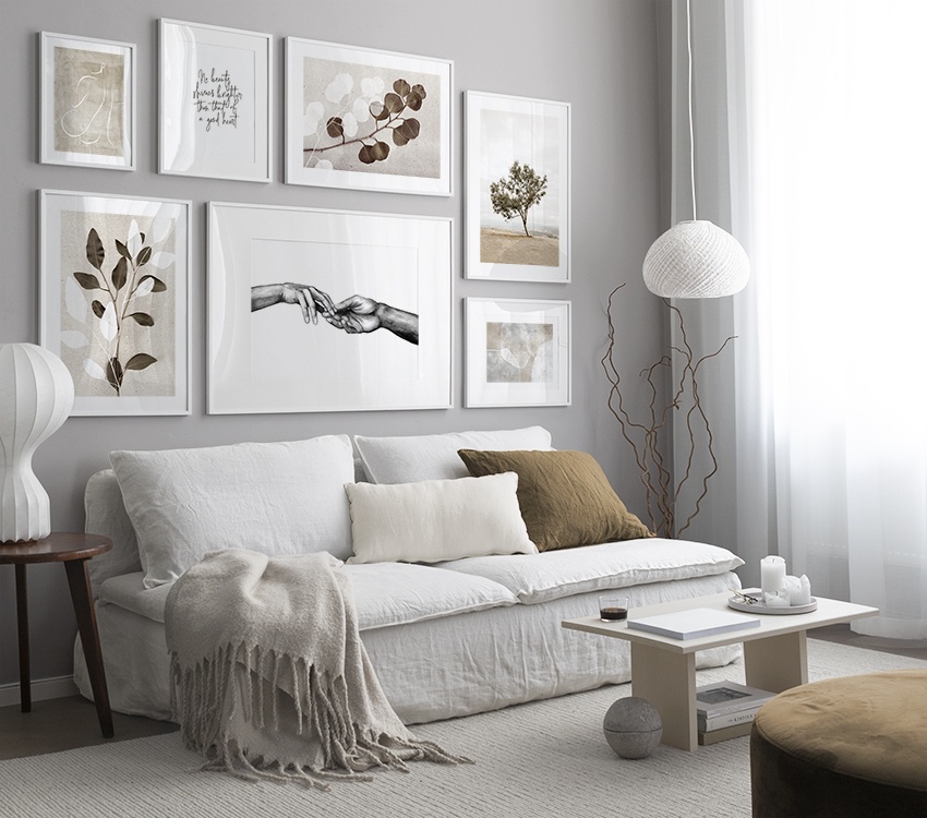 Beige harmoninen kuvitus